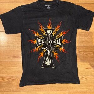 Ninth Hall Black Graphic T-Shirt